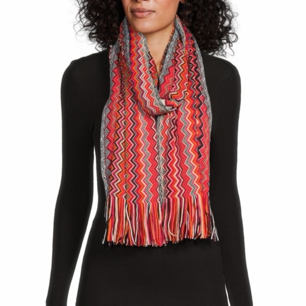 MISSONI Italian Wool Blend Scarf